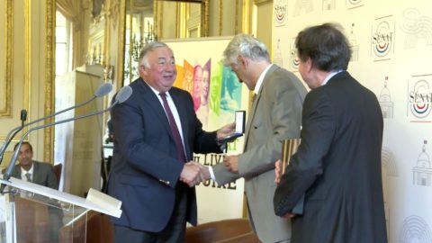 Prix du Sénat du livre d'Histoire 2017 décerné à P.-F. Souyri : photo