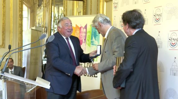 Prix du Sénat du livre d'Histoire 2017 décerné à P.-F. Souyri : photo