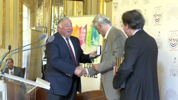Prix du Sénat du livre d'Histoire 2017 décerné à P.-F. Souyri : photo